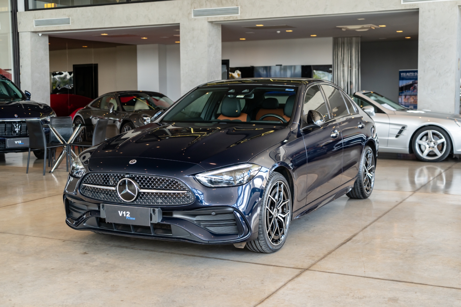 mercedes-benz c 300 2.0 eq boost hibrido amg line 9g-tronic 4p automatico 2023