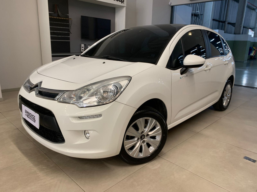 citroen c3 1.2 style edition 12v flex 4p man 16/17 seminovo