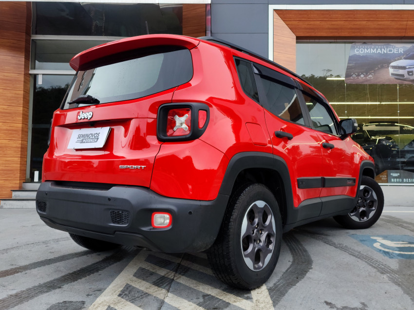 jeep renegade 1.8 16v flex sport 4p at 18/18 seminovo
