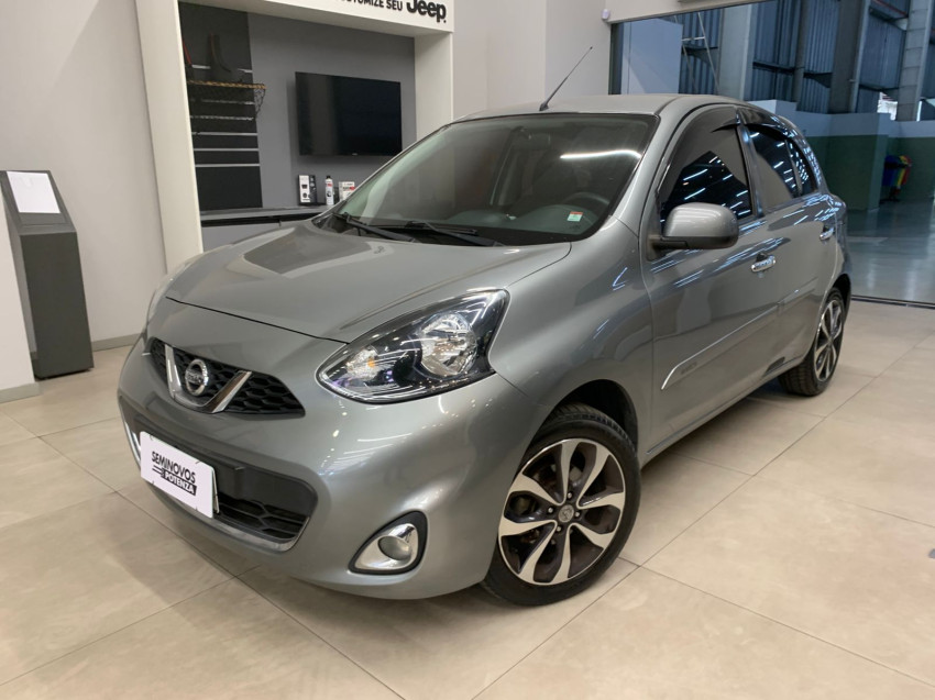 nissan march 1.6 sl 16v flex 4p xtronic 16/17 seminovo
