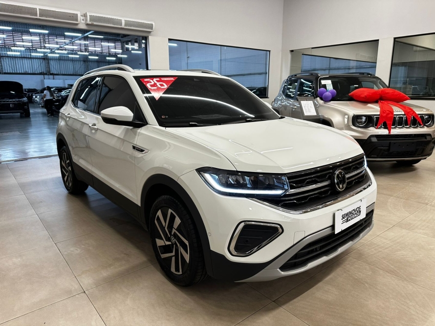 volkswagen t-cross 1.4 250 tsi total flex highline at 25/26 seminovo