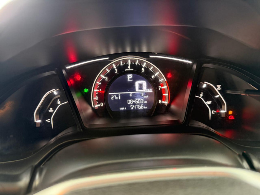 honda civic 2.0 16v flexone sport 4p cvt 18/18 seminovo8
