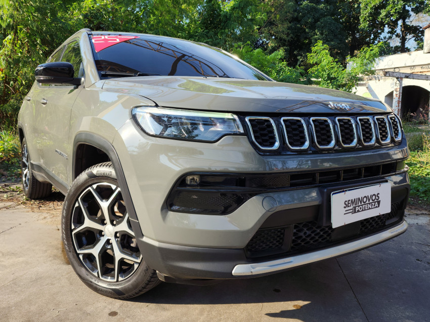 jeep compass 1.3 t270 turbo flex longitude at6 25/25 seminovo