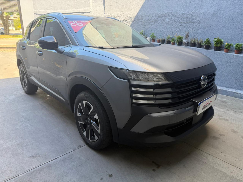 nissan kicks 1.0 turbo flex advance dct 25/26 seminovo