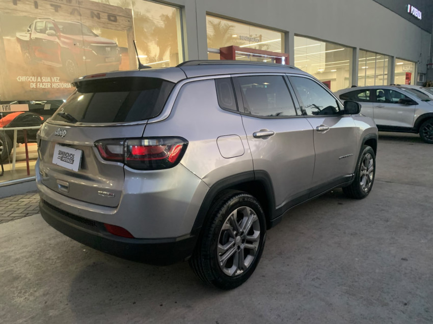 jeep compass 1.3 t270 turbo flex longitude at6 23/24 seminovo3