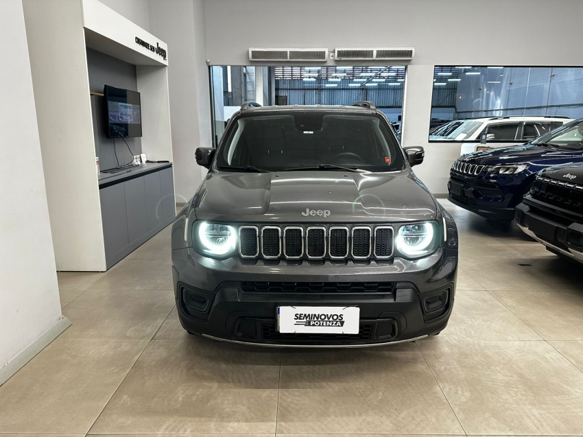 jeep renegade 1.3 t270 turbo flex longitude at6 23/24 seminovo1