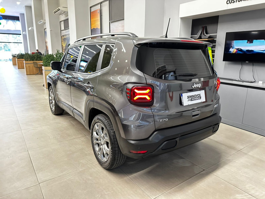 jeep renegade 1.3 t270 turbo flex longitude at6 23/24 seminovo5