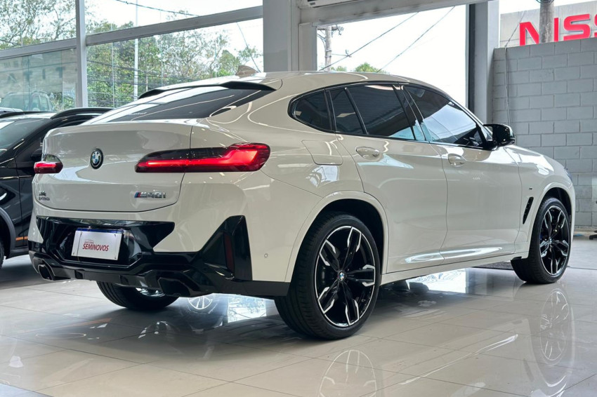 bmw x4 3.0 twinpower gasolina m40i steptronic 24/24 seminovo3