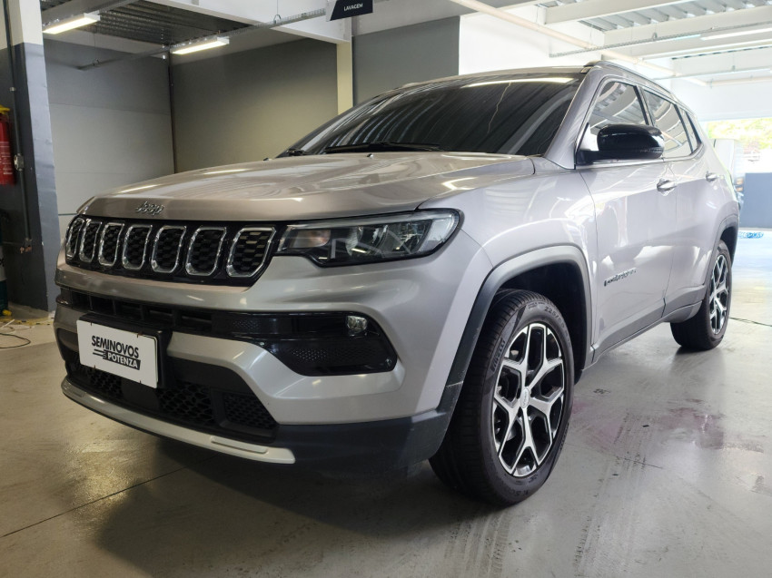 jeep compass 1.3 t270 turbo flex longitude at6 24/25 seminovo2