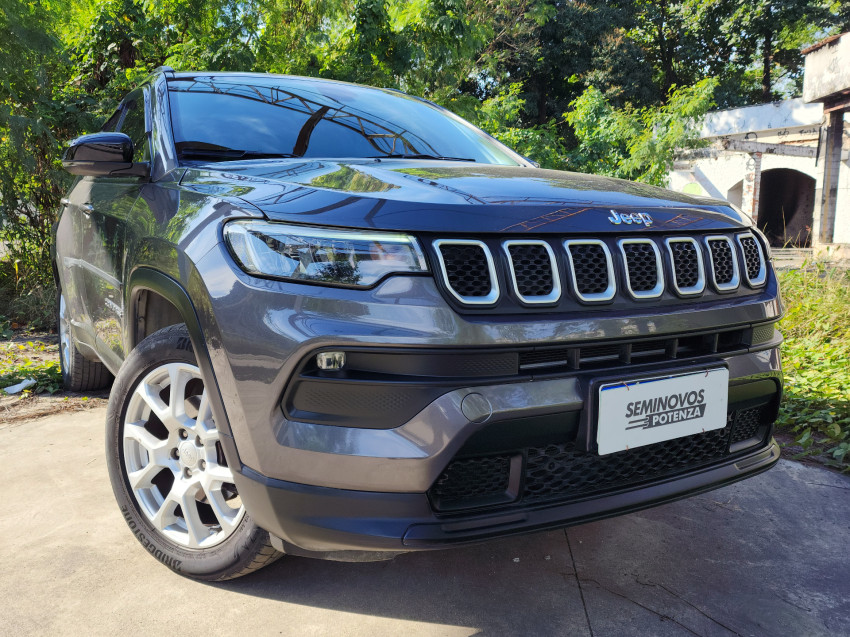 jeep compass 1.3 t270 turbo flex sport at6 24/24 seminovo1