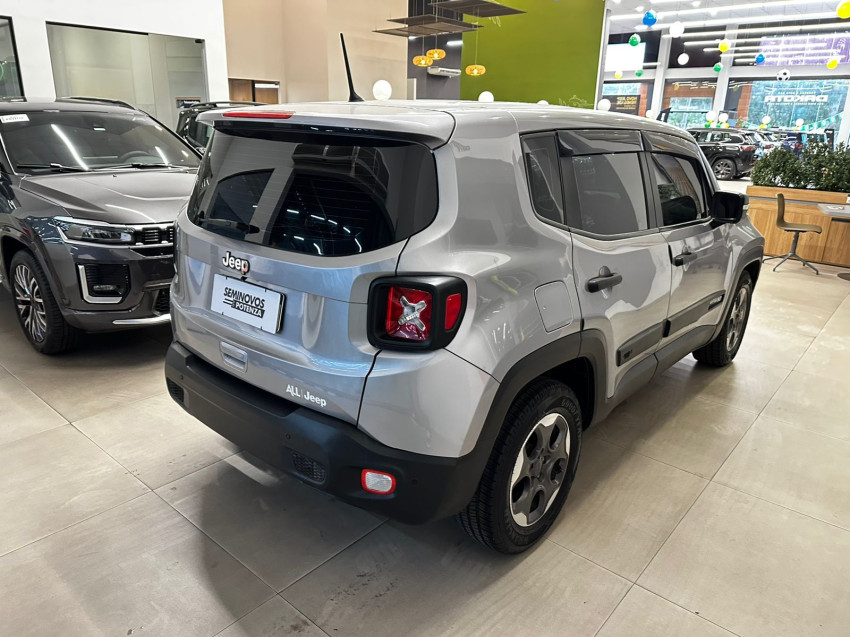 renegade jeep automatico completo super novo prata billet 2020 4x23