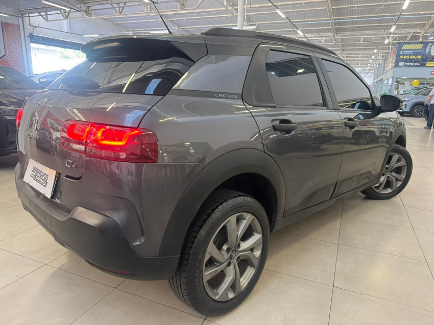 citroen c4 cactus 1.6 vti 120 flex feel pack eat6 22/22 seminovo3