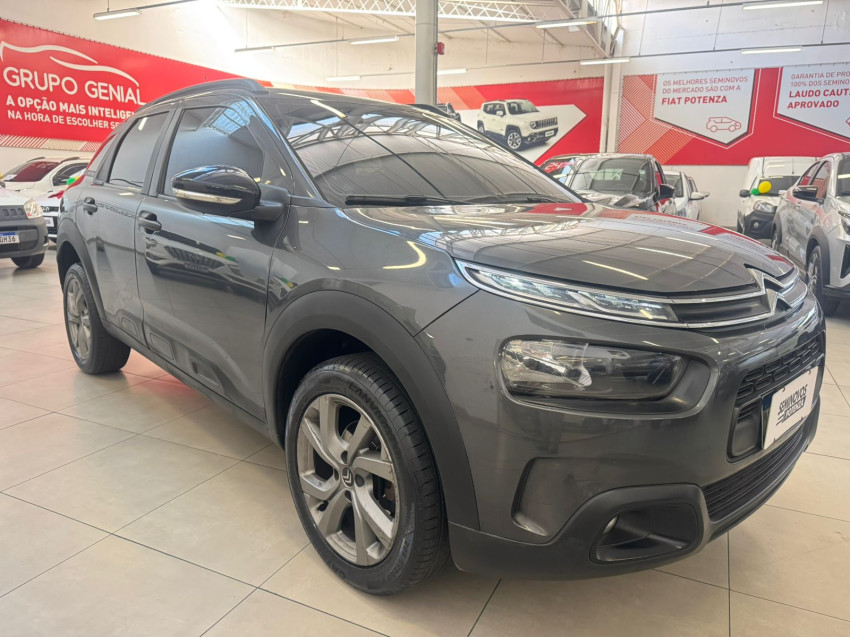 citroen c4 cactus 1.6 vti 120 flex feel pack eat6 22/22 seminovo1