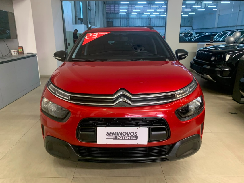 citroen cactus live automatico motor 1.6 flex c4 ano 2023 vermelho revisado novo demais1