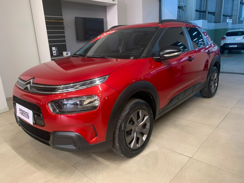 citroen cactus live automatico motor 1.6 flex c4 ano 2023 vermelho revisado novo demais