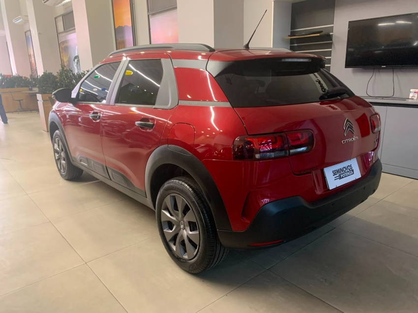 citroen cactus live automatico motor 1.6 flex c4 ano 2023 vermelho revisado novo demais8
