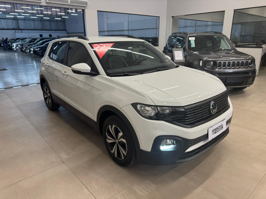 volkswagen t-cross 1.0 200 tsi total flex sense at 21/22 seminovo