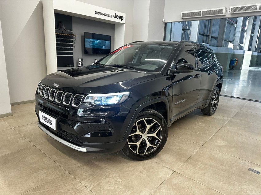 jeep compass 1.3 t270 turbo flex longitude at6 24/25 seminovo