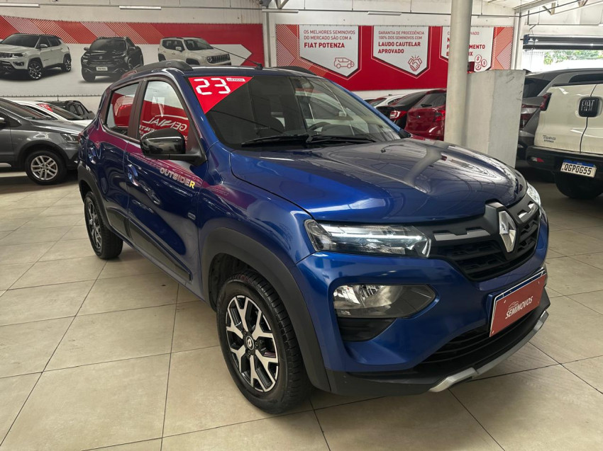 renault kwid 1.0 12v sce flex outsider man 22/23 seminovo2