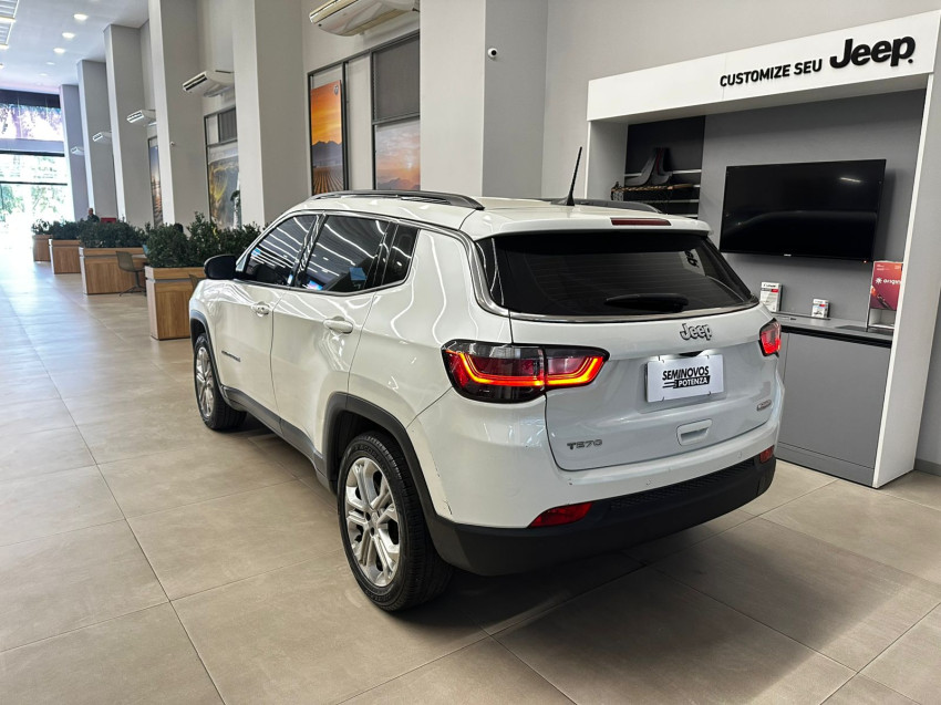 jeep compass 1.3 t270 turbo flex longitude at6 21/22 seminovo5