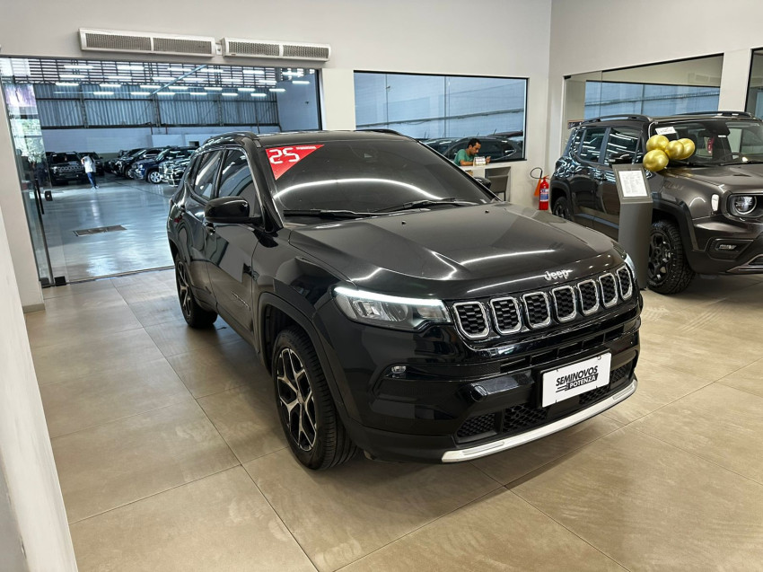 jeep compass 1.3 t270 turbo flex longitude at6 24/25 seminovo2