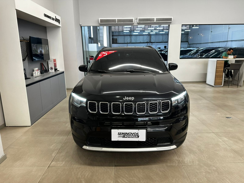 jeep compass 1.3 t270 turbo flex longitude at6 24/25 seminovo1