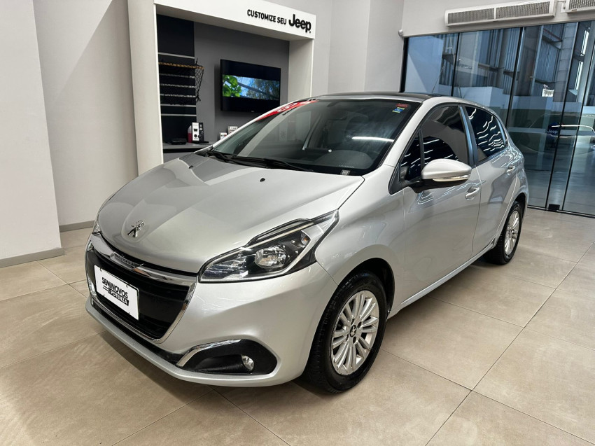 peugeot 208 1.2 allure 12v flex 4p man 17/18 seminovo10