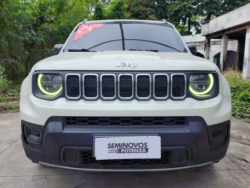 jeep renegade 1.3 t270 turbo flex longitude at6 23/24 seminovo1