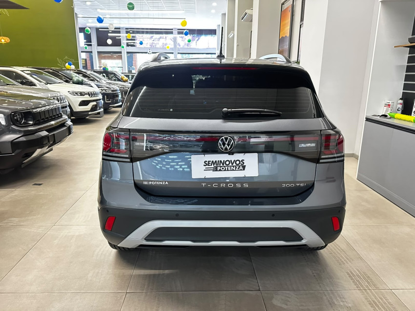 vw volkswagen tcross t-cross confortline automatico flex turbo 200tsi apenas 8 mil kms garantia fabrica4