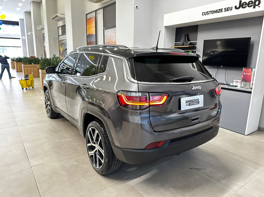 jeep compass t270 versao limited flex automatico 7 lugares suv baixa km super novo turbo3