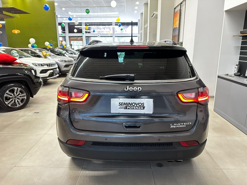 jeep compass t270 versao limited flex automatico 7 lugares suv baixa km super novo turbo5