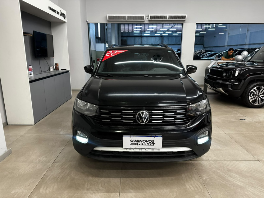 volkswagen tcross t-cross confortline vw turbo 200 tsi baixa km flex cambio automatico revisado1
