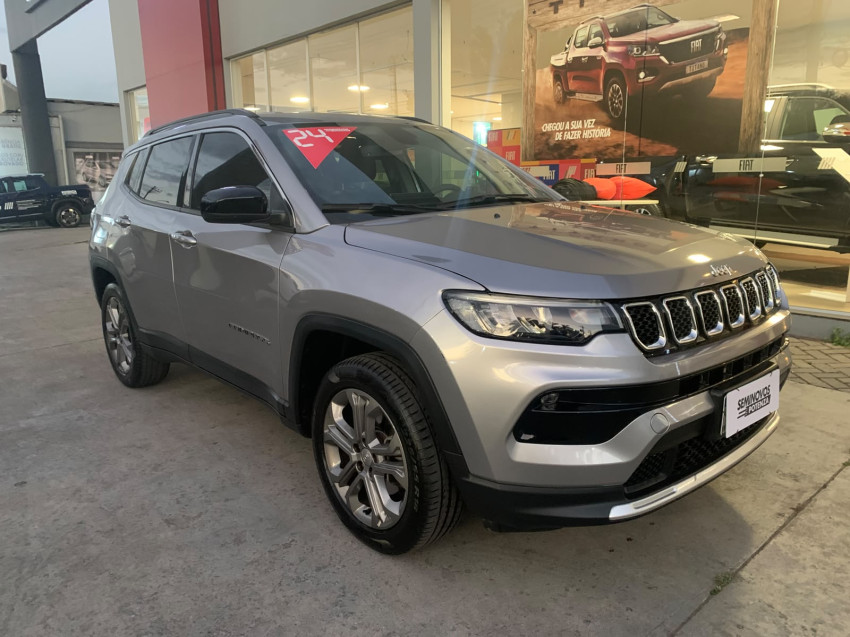 jeep compass 1.3 t270 turbo flex longitude at6 23/24 seminovo2