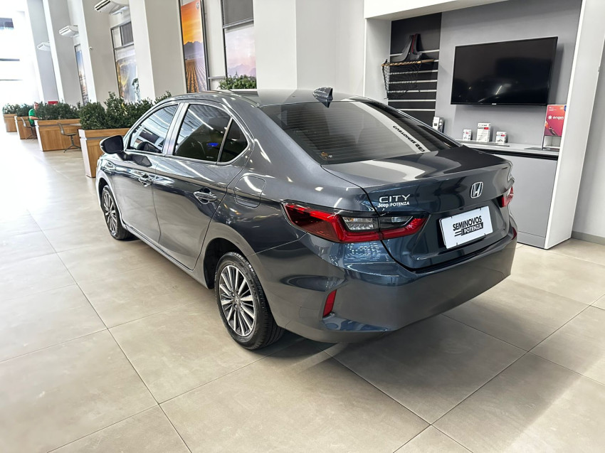 honda city 1.5 i-vtec flex lx cvt 24/24 seminovo5