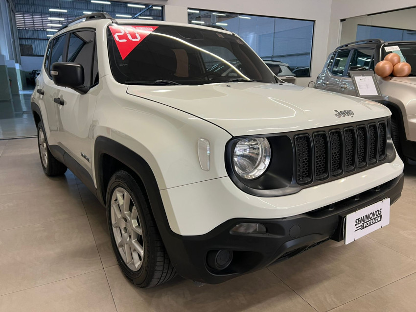 jeep renegade 1.8 16v flex sport 4p at 19/20 seminovo