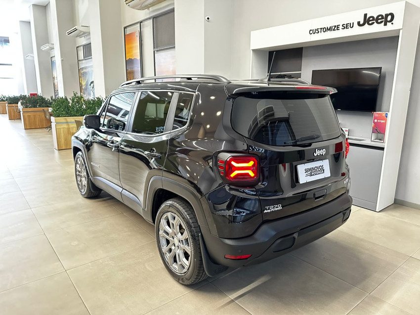 jeep renegade 1.3 t270 turbo flex longitude at6 24/25 seminovo4