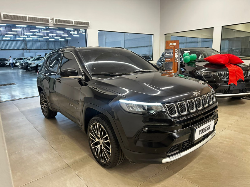 jeep compass 1.3 t270 turbo flex limited at6 24/24 seminovo