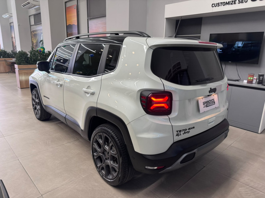 jeep renegade s turbo 4x4 flex automatico com teto solar t270 baixa km de garagem muito novo5