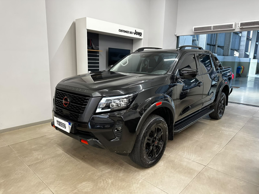 nissan frontier 4x4 diesel pro4x automatico picape baixa km super nova teto solar10