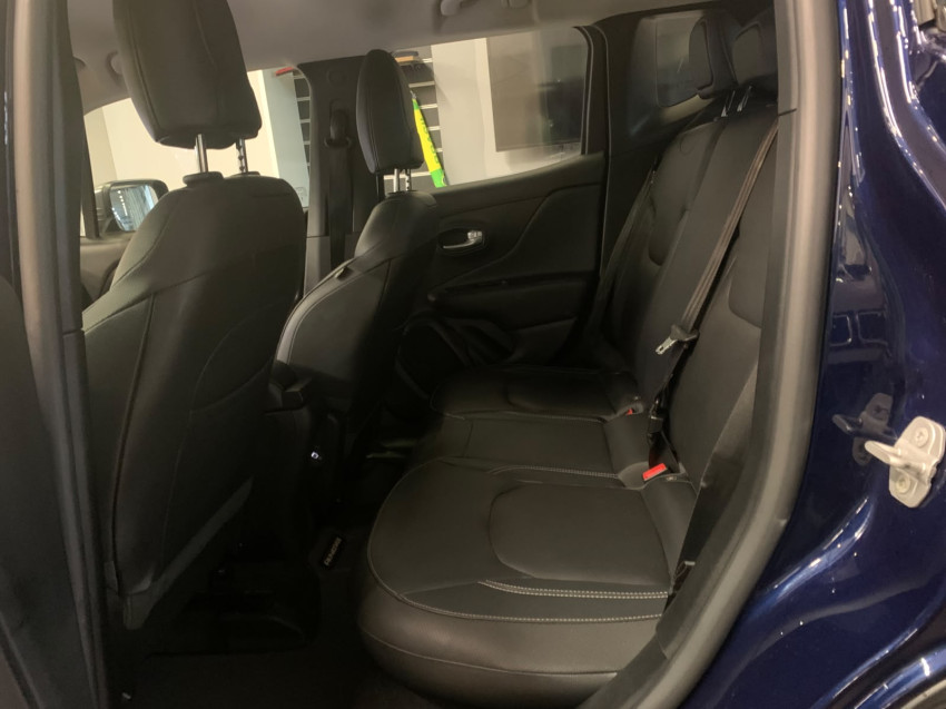 jeep renegade jipe automatico modelo longitude turbo t270 motor 1.3 super novo azul jazz revisado11