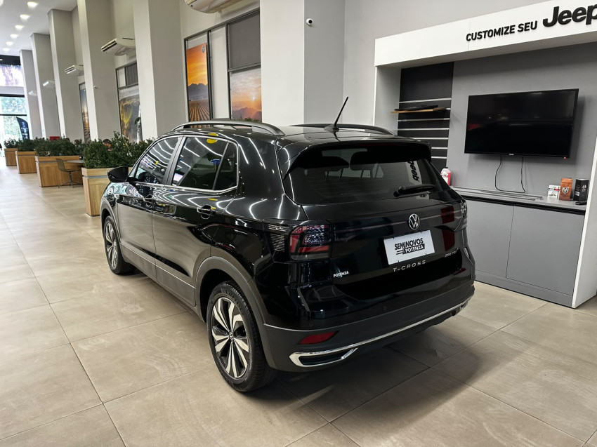 volkswagen tcross t-cross confortline vw turbo 200 tsi baixa km flex cambio automatico revisado5