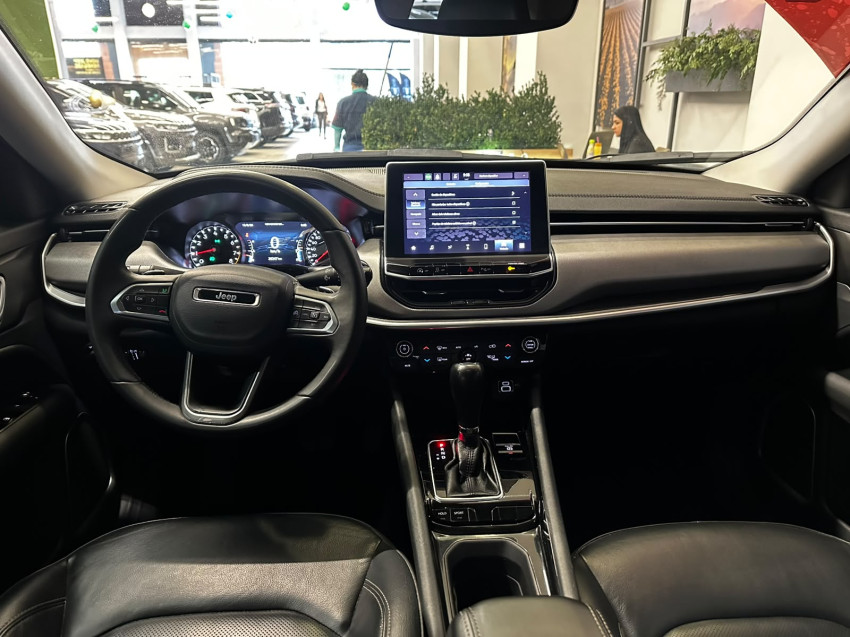 jeep compass longitude flex turbo automatico t270 1.3 baixa km super novo6