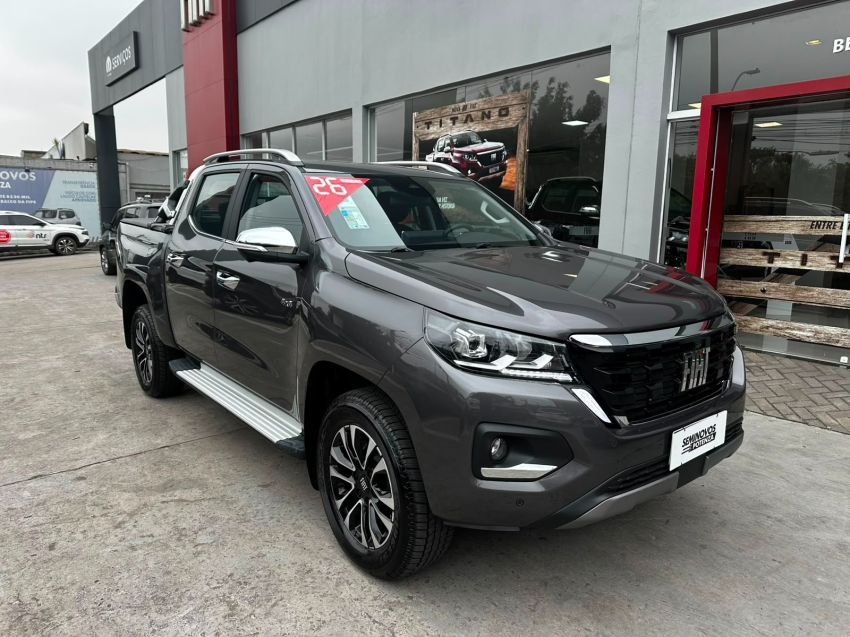 fiat titano modelo ranch automatica diesel cinza ano 2026 apenas 145 km rodados concessionaria1