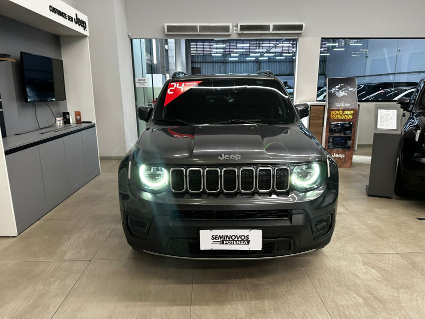 jeep renegade 1.3 t270 turbo flex longitude at6 23/24 seminovo1