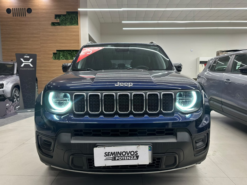jeep renegade 1.3 t270 turbo flex longitude at6 24/25 seminovo1