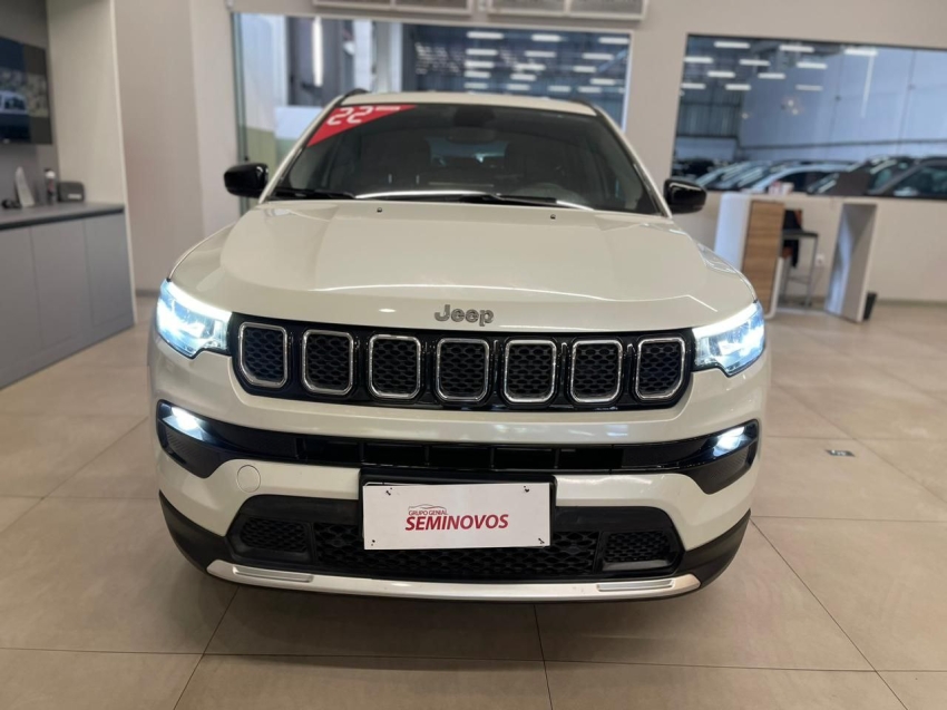 JEEP COMPASS 1.3 T270 TURBO FLEX LONGITUDE AT6 21/22 SEMINOVO1