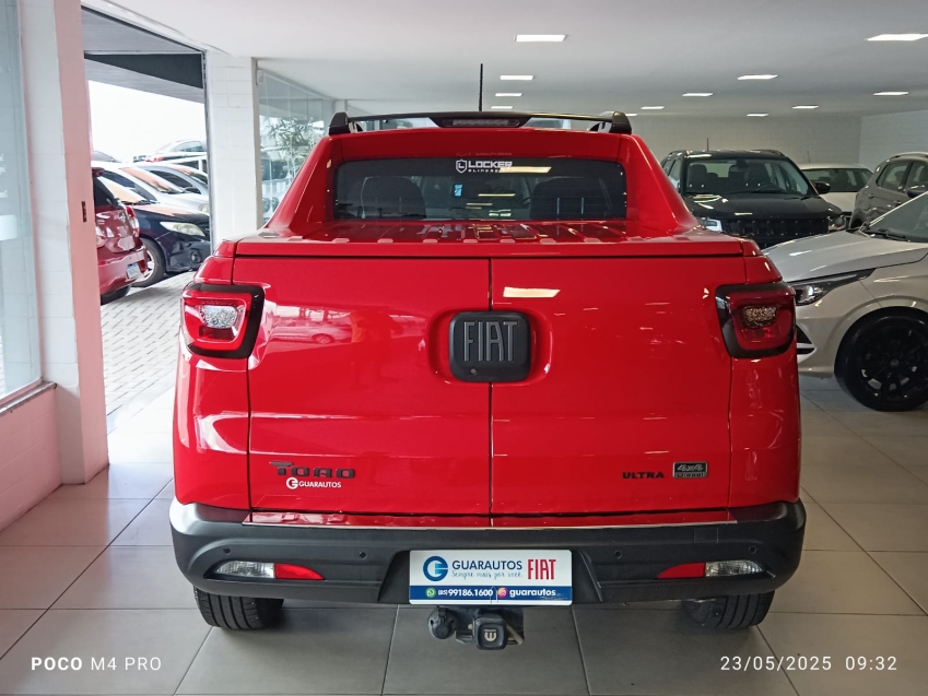 fiat toro ultra vermelha at9 4x4 blindado. fiat toro ultra vermelha at9 4x4 blindado.