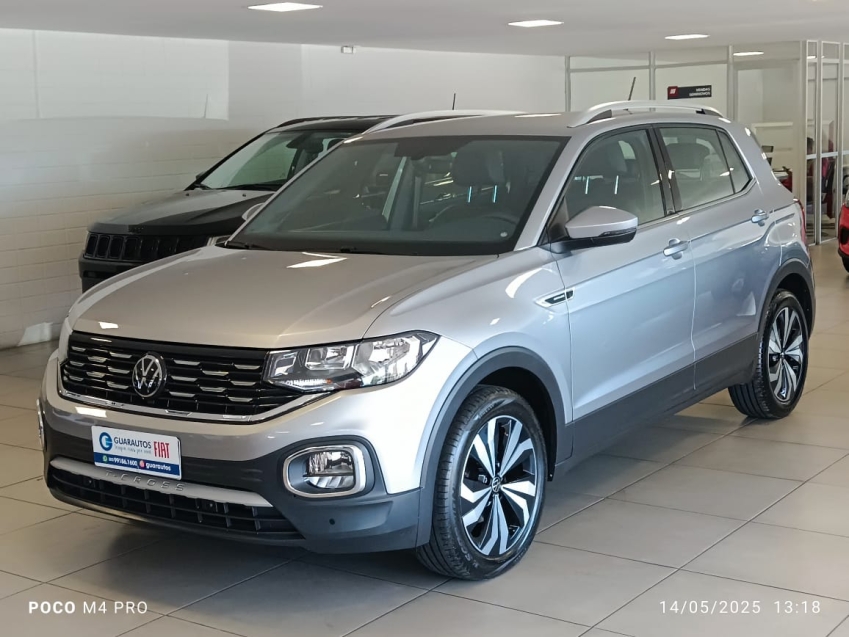 vw/t-cross highline prata tsi