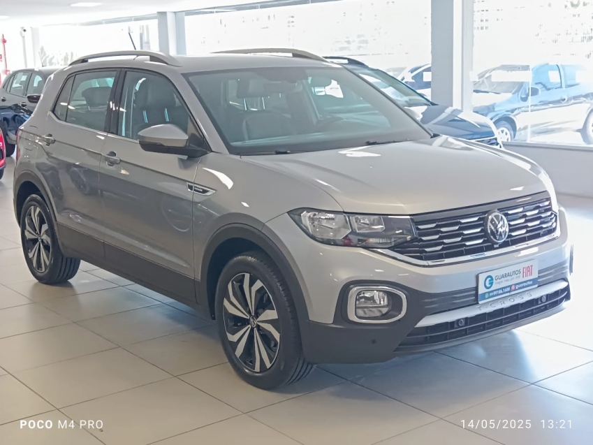 vw/t-cross highline prata tsi