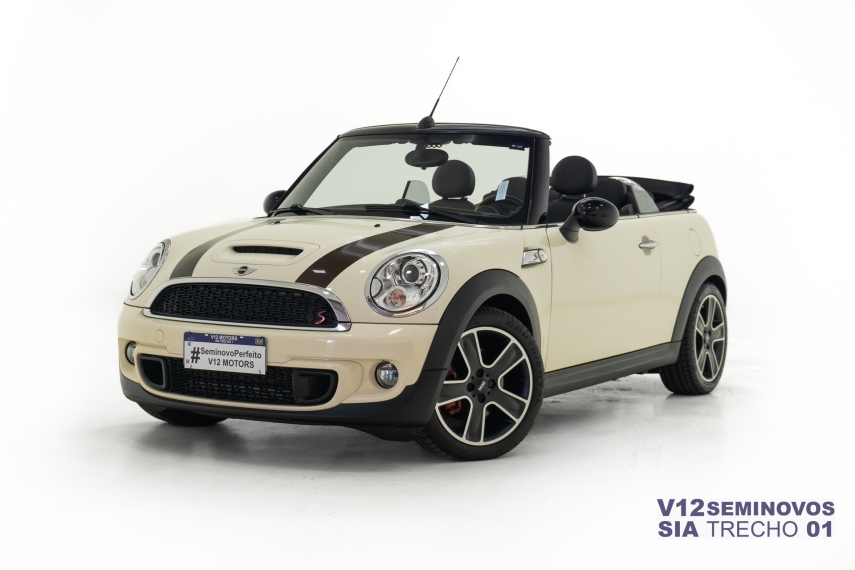 mini cooper 1.6 s cabrio 16v gasolina 2p automatico.